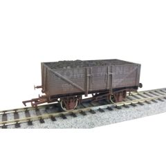 Dapol OO Scale, 4F-051-032 Private Owner 5 Plank Wagon, 10' Wheelbase No 2, 'Tom Milner', Grey Livery, Includes Wagon Load, Weathered small image