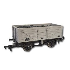 Dapol OO Scale, 4F-071-023 BR 7 Plank Wagon, 10' Wheelbase 238820, BR Grey Livery, Includes Wagon Load small image