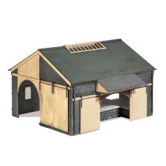 Ratio OO Scale, 534 Stone Goods Shed Kit small image