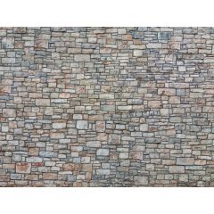 Noch HO Scale, 56640 3D Cardboard Sheet, Quarry Stone Wall small image