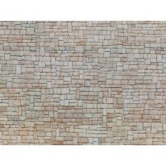 Noch HO Scale, 56642 3D Cardboard Sheet, Lime Stone Wall small image