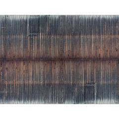 Noch HO Scale, 56665 3D Cardboard Sheet, Timber Wall, Weathered small image