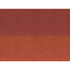 Noch N Scale, 56970 3D Cardboard Sheet, Plain Tile, Red small image