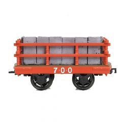 Bachmann Narrow Gauge NG7 O-16.5 Scale, 73-028  Dinorwic Slate Wagon with sides 700 (weight),  Livery, Includes Wagon Load small image