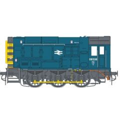 Dapol O Scale, 7D-008-020 BR Class 08 0-6-0, 08538, BR Blue Livery, DCC Ready small image