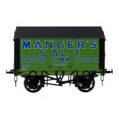 Dapol O Scale, 7F-018-011 Private Owner 10T Covered Salt Van 148, 'Manger's Salt', Green Livery small image