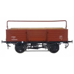 Dapol O Scale, 7F-053-011 BR 5 Plank Wagon B485082, BR Bauxite Livery with High Bar small image
