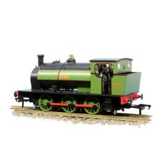 Rapido Trains UK OO Scale, 903005 Private Owner Hunslet 16in Saddle Tank 0-6-0ST, 'Jacks Green' 'Nassington', Lined Green Livery, DCC Ready small image