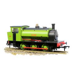 Rapido Trains UK OO Scale, 903007 Private Owner Hunslet 16in Saddle Tank 0-6-0ST, 'Thorne No. 1' Plain Green Livery, DCC Ready small image