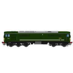 Rapido Trains UK N Scale, 905002 BR Class 28 Co-Bo, D5711, BR Green (Small Yellow Panels) Livery (Small Radius Corners), DCC Ready small image