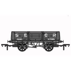 Rapido Trains UK OO Scale, 906001 SECR (Ex SR) 5 Plank SR D1347 Wagon 9601, SECR Grey Livery small image