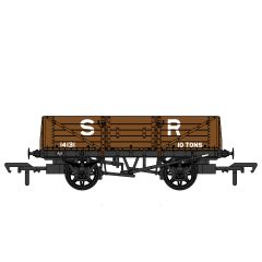Rapido Trains UK OO Scale, 906003 SR (Ex SECR) 5 Plank Wagon, Diag. 1347 14131, SR Brown (Pre 1936) Livery small image