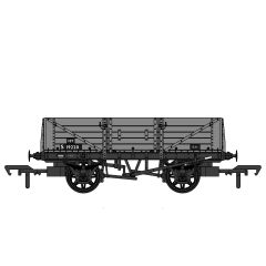 Rapido Trains UK OO Scale, 906008 BR (Ex SECR) 5 Plank Wagon, Diag. 1347 S19220, BR Grey Livery small image