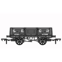 Rapido Trains UK OO Scale, 906011 SECR (Ex SR) 5 Plank SR D1349 Wagon 10789, SECR Grey Livery small image