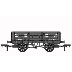Rapido Trains UK OO Scale, 906012 SECR (Ex SR) 5 Plank SR D1349 Wagon 10660, SECR Grey Livery small image