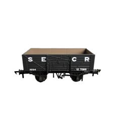Rapido Trains UK OO Scale, 907002 SECR (Ex SR) 7 Plank SR D1355 Wagon 16194, SECR Grey Livery small image