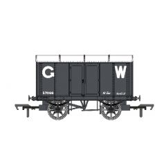 Rapido Trains UK OO Scale, 908002 GWR Iron Mink' Van, Diag. V6 57066, GWR Grey (large GW) Livery small image