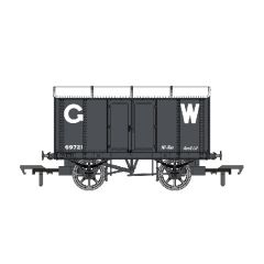 Rapido Trains UK OO Scale, 908003 GWR Iron Mink' Van, Diag. V6 69721, GWR Grey (large GW) Livery small image
