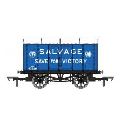Rapido Trains UK OO Scale, 908009 GWR Iron Mink' Van, Diag. V6 47528, GWR Blue (Salvage, Save for Victory) Livery small image