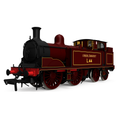 Rapido Trains UK OO Scale, 909001 London Transport (Ex Metropolitan Railway) Metropolitan Railway 'E' 0-4-4T, L44, London Transport Lined Maroon Livery, DCC Ready small image