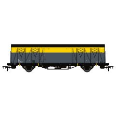 Rapido Trains UK OO Scale, 910009 BR ZSX Ferry Van B786980, BR Engineers Grey & Yellow Livery small image