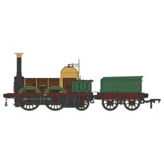Rapido Trains UK OO Scale, 913001 Ruston Diesels (Ex L&M) Lion 0-6-0, 'Lion' Ruston Green with Black Frames Livery, DCC Ready small image