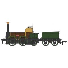 Rapido Trains UK OO Scale, 913002 LNWR (Ex L&M) Lion 0-6-0, 'Lion' LNWR Green & Indian Red Livery, DCC Ready small image