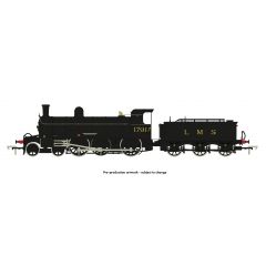 Rapido Trains UK OO Scale, 914506 LMS (Ex HR) Jones Goods Class 4-6-0, 17917, LMS Black (MR Numerals) Livery, DCC Sound small image