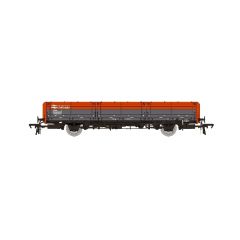 Rapido Trains UK OO Scale, 915011 BR OAA Open Wagon 100081, BR Railfreight Red & Grey Livery small image