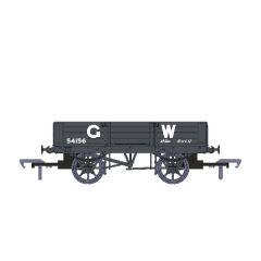 Rapido Trains UK OO Scale, 925004 GWR 4 Plank Wagon, Diag. 021 54156, GWR Grey (large GW) Livery (Large GW Livery) small image
