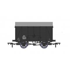 Rapido Trains UK OO Scale, 927009 BR (Ex SECR) 10T Ventilated Van, Diag. 1426 DS47182, BR Departmental Black Livery small image
