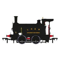 Rapido Trains UK OO Scale, 932004 Private Owner (Ex LNER) Y7 Class 0-4-0, 129, 'LNER Darlington Works', Black Livery, DCC Ready small image