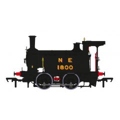 Rapido Trains UK OO Scale, 932005 NER (Ex LNER) Y7 Class 0-4-0, 1800, NER Black Livery, DCC Ready small image