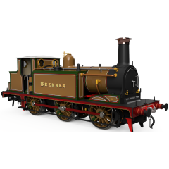Rapido Trains UK OO Scale, 936002 LB&SCR E1 Class Tank 0-6-0T, 155, 'Brenner' LB&SCR Improved Engine Green Livery, DCC Ready small image