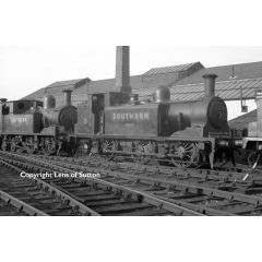 Rapido Trains UK OO Scale, 936513 SR (Ex LB&SCR) E1 Class Tank 0-6-0T, 3, 'Ryde' SR Black (Sunshine) Livery, DCC Sound small image