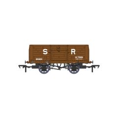 Rapido Trains UK OO Scale, 940002 SR 8 Plank Wagon, Diag. 1379, 9' Wheelbase 30601, SR Brown (Pre 1936) Livery small image