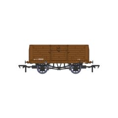 Rapido Trains UK OO Scale, 940028 BR (Ex SR) 8 Plank Wagon, Diag. 1400, 10' Wheelbase S10953, BR (Ex-SR) Brown Livery small image