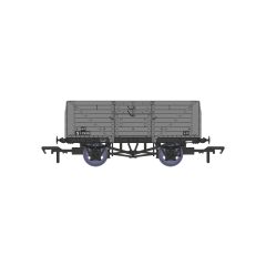 Rapido Trains UK OO Scale, 940030 BR (Ex SR) 8 Plank Wagon, Diag. 1400, 10' Wheelbase S11530, BR Grey Livery small image