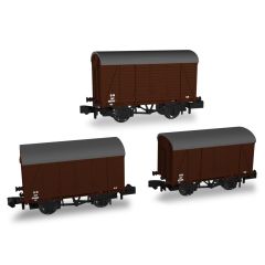 Rapido Trains UK N Scale, 942012 SR (Ex SECR) 10T Ventilated Van, Diag. 1426, SR Brown (Post 1936) Livery small image