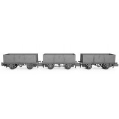 Rapido Trains UK N Scale, 942015 BR (Ex SECR) 7 Plank Wagon, Diag. 1355, BR Grey Livery small image