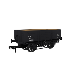 Rapido Trains UK OO Scale, 943020 GWR 5 Plank Wagon GWR Diag O15 99382, GWR Grey (small GW) Livery small image
