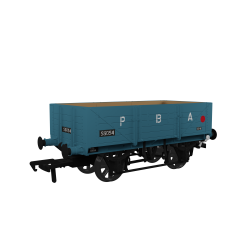 Rapido Trains UK OO Scale, 943025 Private Owner (Ex GWR) 5 Plank Wagon GWR Diag O11 58054, 'Port of Bristol Authority', Blue Livery small image