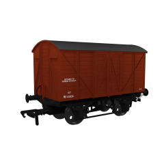 Rapido Trains UK OO Scale, 944010 BR (Ex GWR) GWR Van Diag V14 W101826, BR Bauxite Livery Morris Cowley small image