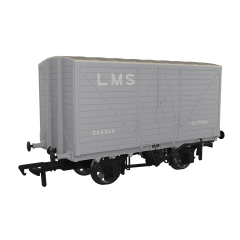 Rapido Trains UK OO Scale, 945004 LMS (Ex LNWR) 10T LNWR D88 Van 255355, LMS Grey Livery small image