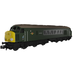 Rapido Trains UK N Scale, 948005 BR Class 44 1Co-Co1, 6/D6, 'Whernside' BR Green (Full Yellow Ends) Livery small image