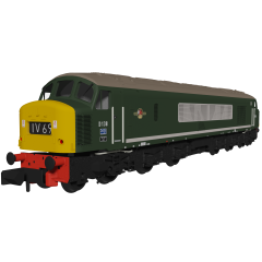 Rapido Trains UK N Scale, 948203 BR Class 46 Centre Headcode 1Co-Co1, D138, BR Green (Full Yellow Ends) Livery, DCC Ready small image