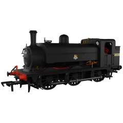 Rapido Trains UK OO Scale, 958008 BR (Ex LNER) J52/2 Class Tank 0-6-0, 62238, BR Black (Early Emblem) Livery, DCC Ready small image