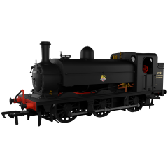 Rapido Trains UK OO Scale, 958010 BR (Ex LNER) J52/2 Class Tank 0-6-0, No. 2, BR Black (Early Emblem) Livery, DCC Ready small image