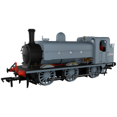 Rapido Trains UK OO Scale, 958502 GNR J13 Class Tank 0-6-0, 1234, GNR Grey Livery, DCC Sound small image