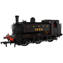 Rapido Trains UK OO Scale, 958503 LNER J52/2 Class Tank 0-6-0, 1228, LNER Lined Black (L&NER) Livery, DCC Sound small image